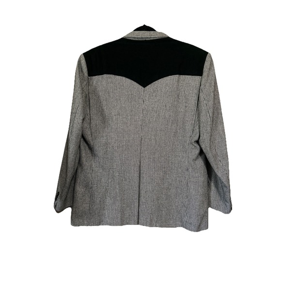 Dallas By Paragon Western‎ Cowboy Yoke Sports Coat Suit Jacket Blazer Men's 48R - Picture 3 of 12